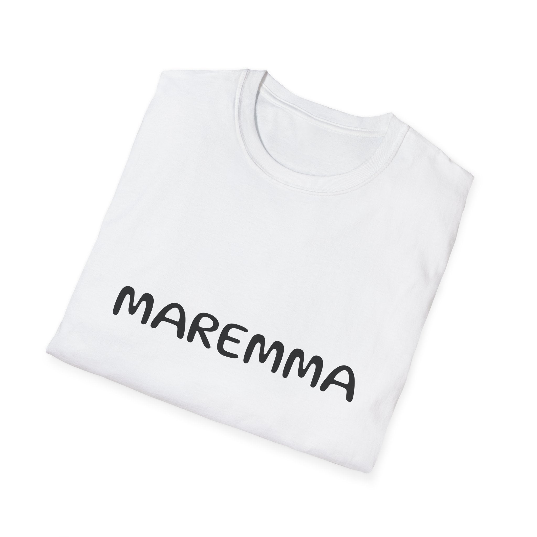 T-Shirt divertente — 'MAREMMA MAIALA / IMPESTATA' T-shirt ironica italiana