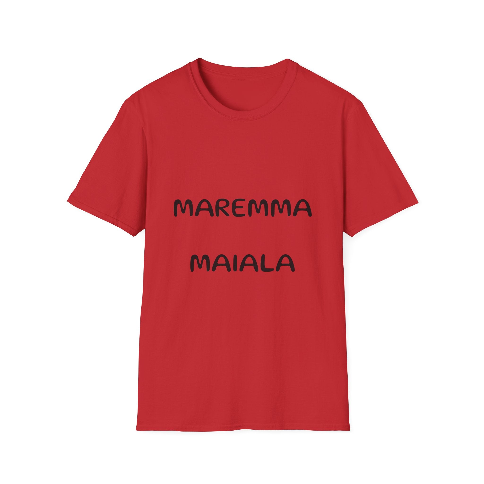 T-Shirt divertente — 'MAREMMA MAIALA / IMPESTATA' T-shirt ironica italiana