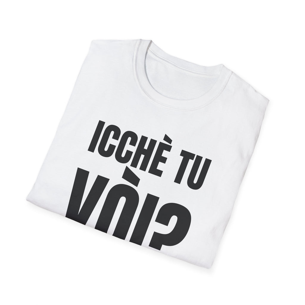 Maglietta Toscana “Icchè tu vòi?” – T-shirt divertente in dialetto toscano