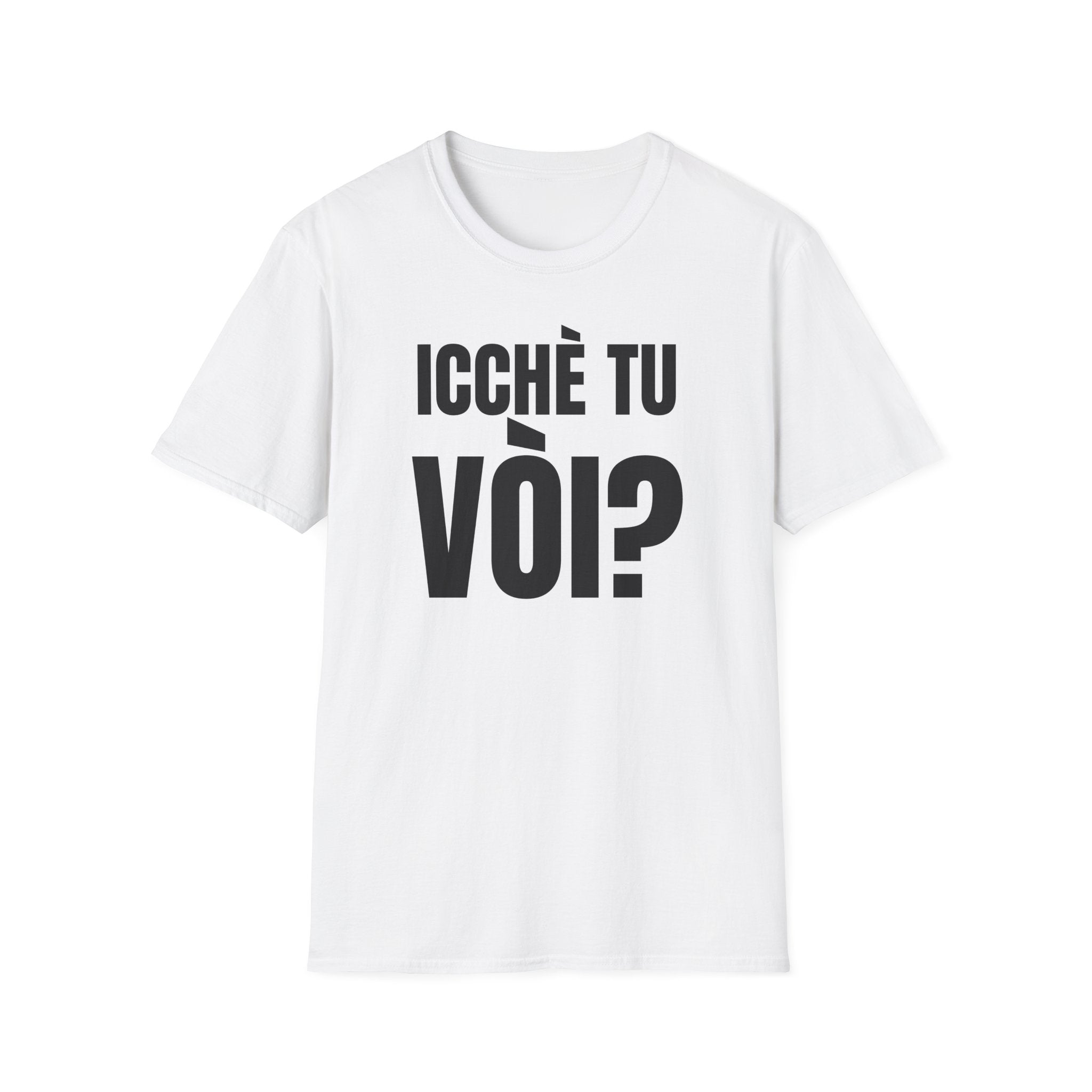 Maglietta Toscana “Icchè tu vòi?” – T-shirt divertente in dialetto toscano