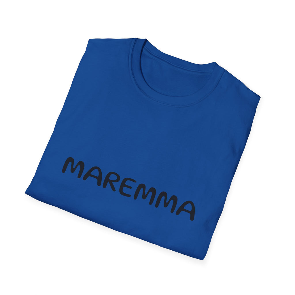 T-Shirt divertente — 'MAREMMA MAIALA / IMPESTATA' T-shirt ironica italiana