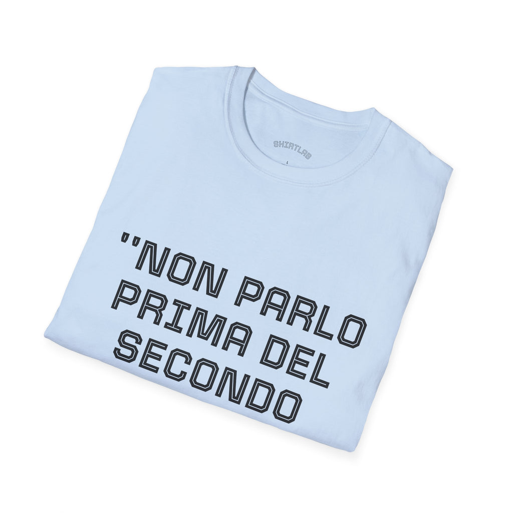 T-Shirt — "Non Parlo Prima Del Secondo Caffè" maglietta ironica italiana
