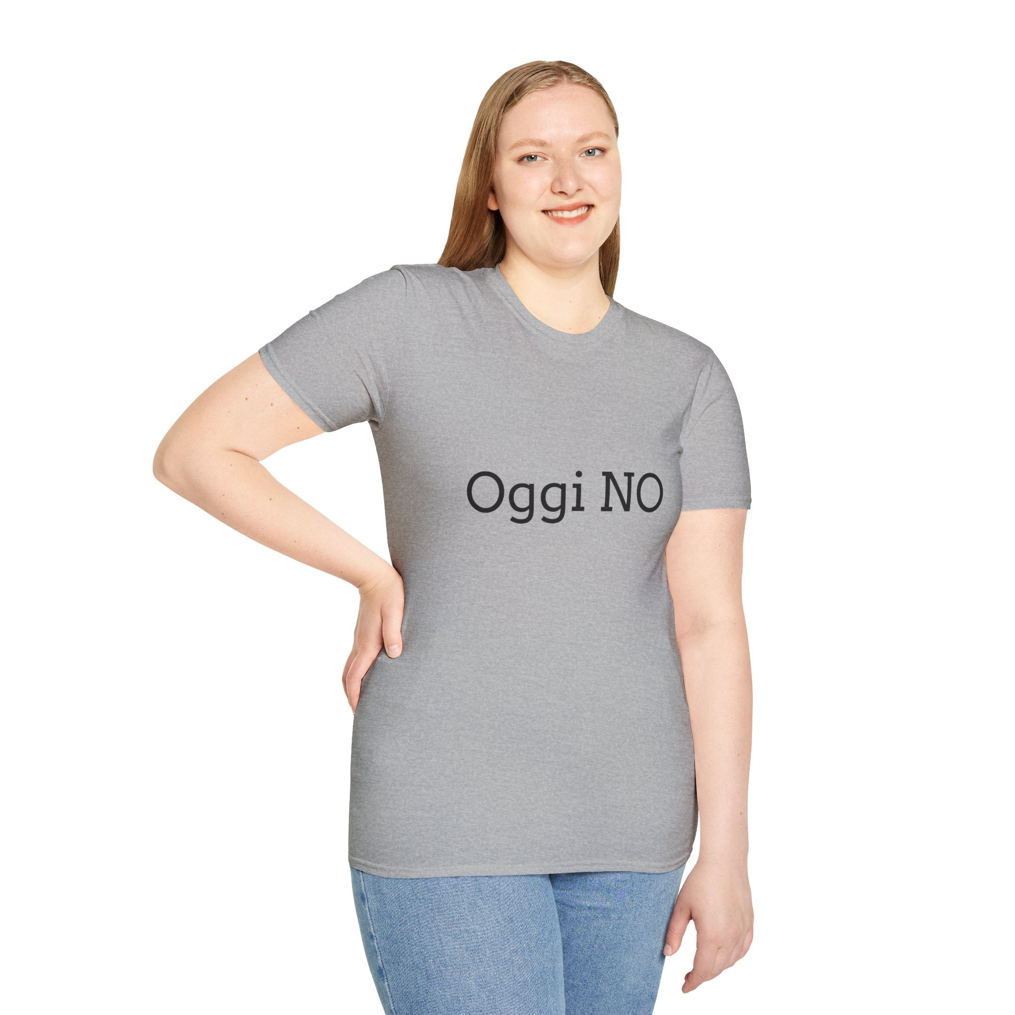T-shirt '' Oggi NO''