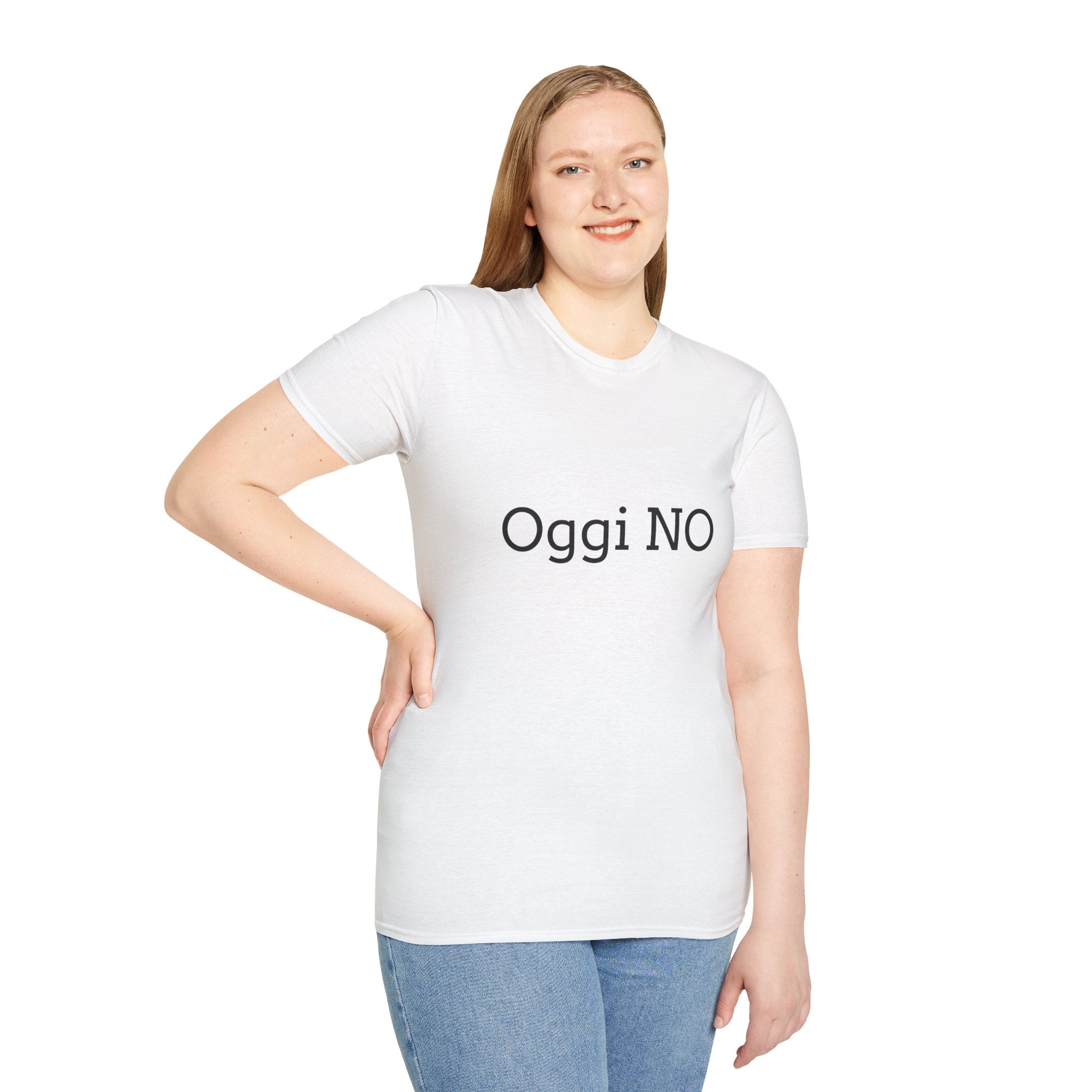 T-shirt '' Oggi NO''