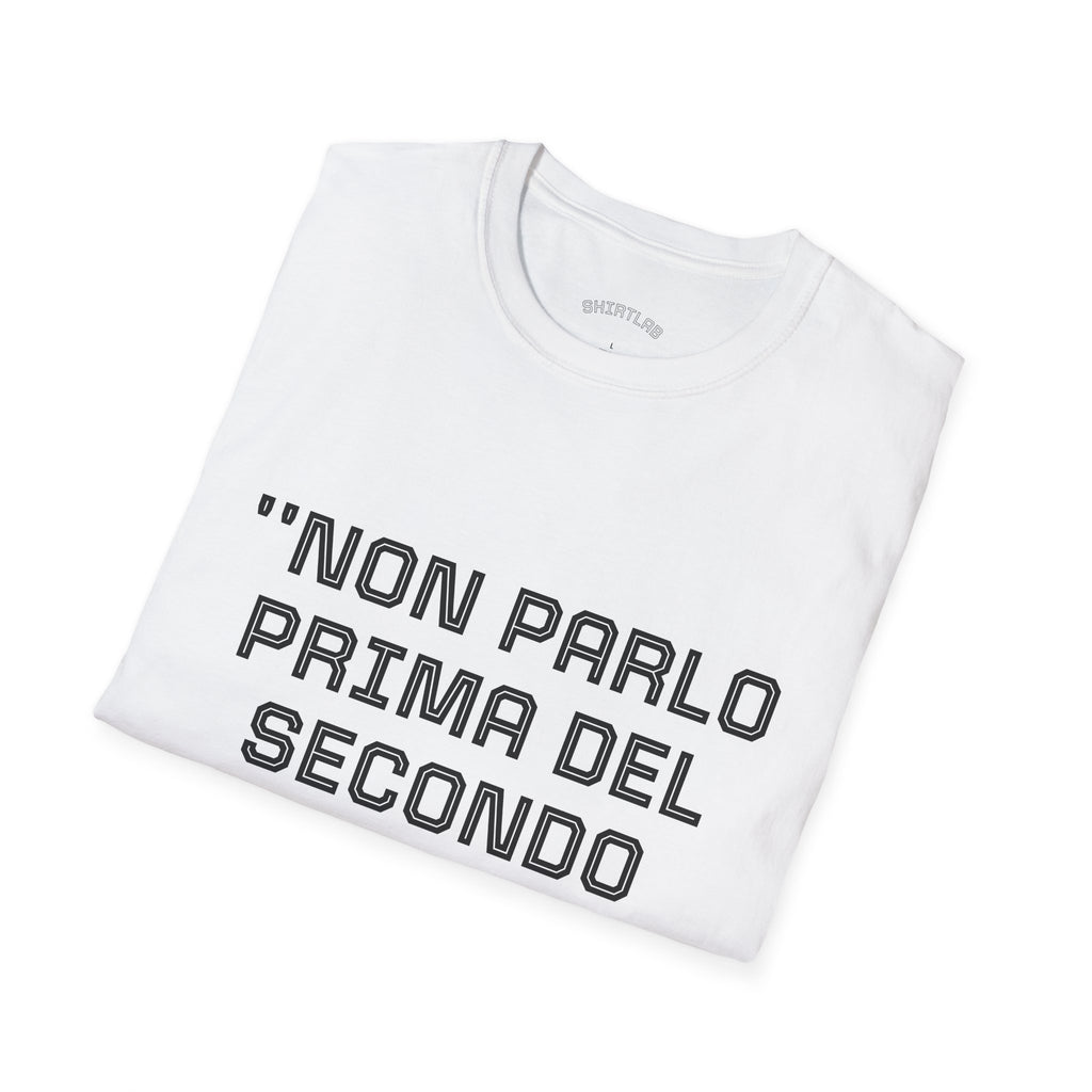 T-Shirt — "Non Parlo Prima Del Secondo Caffè" maglietta ironica italiana