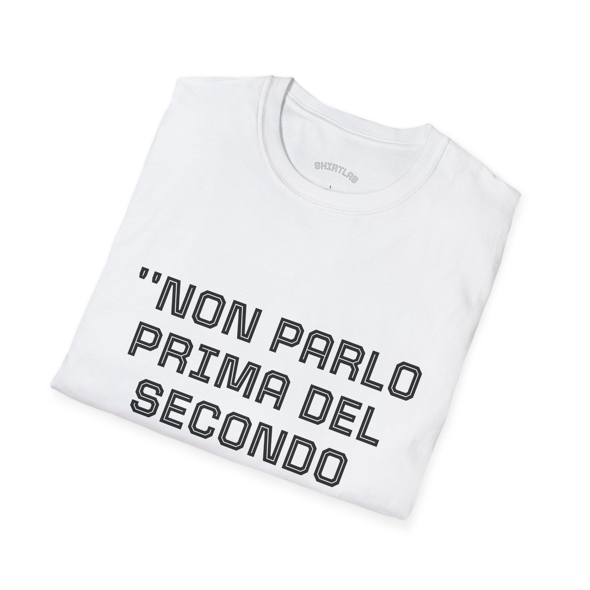 T-Shirt — "Non Parlo Prima Del Secondo Caffè" maglietta ironica italiana