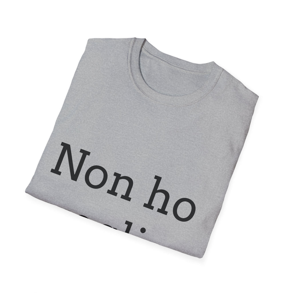 T-Shirt — "Non ho voglia"