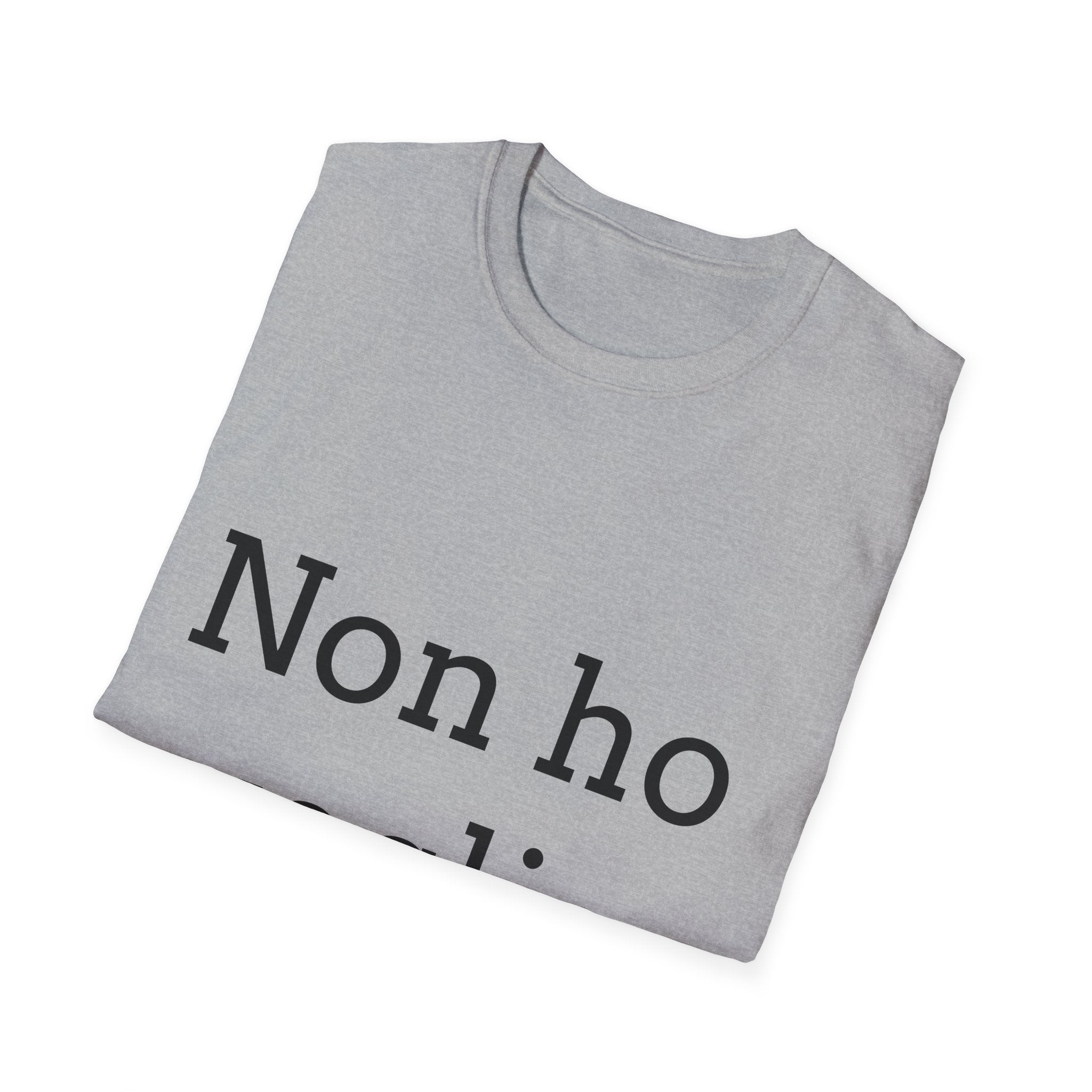 T-Shirt — "Non ho voglia"