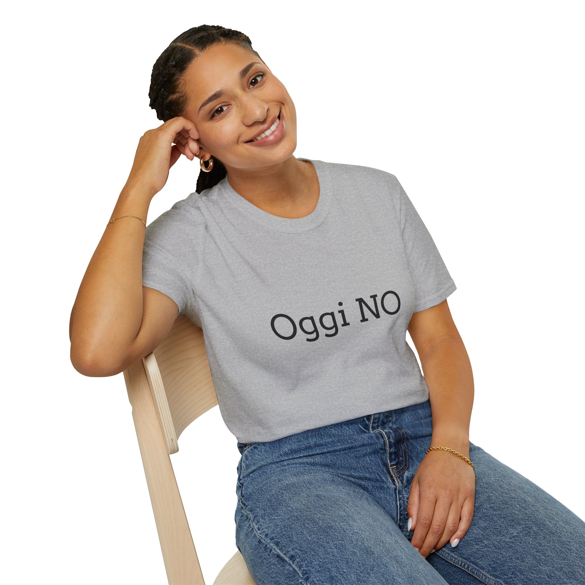 T-shirt '' Oggi NO''