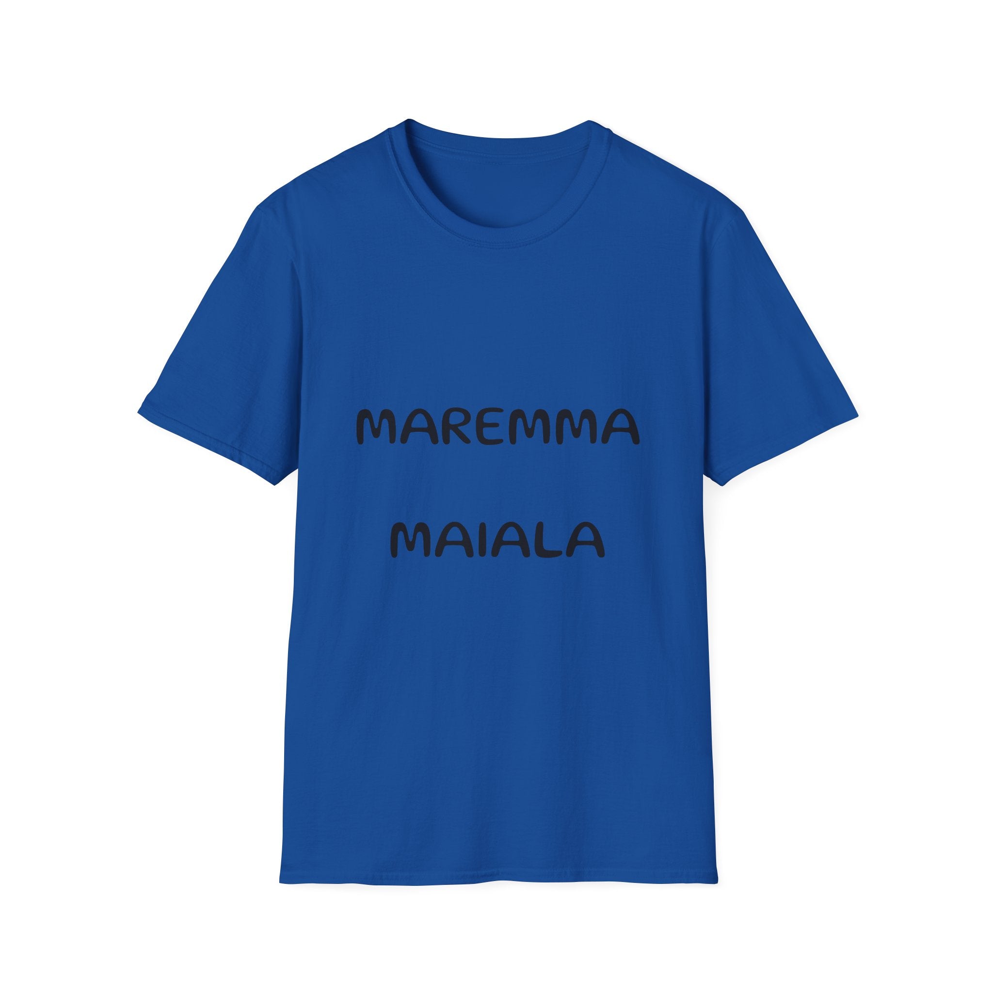 T-Shirt divertente — 'MAREMMA MAIALA / IMPESTATA' T-shirt ironica italiana