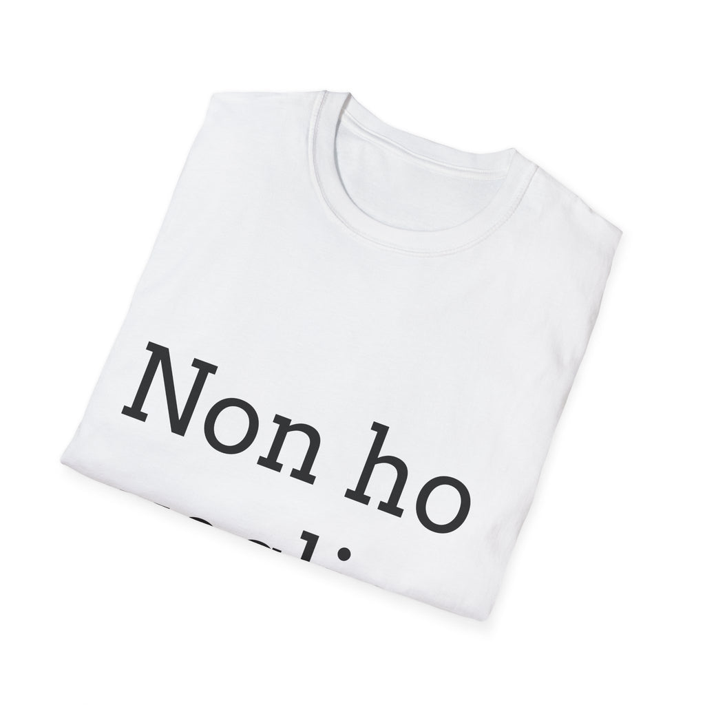 T-Shirt — "Non ho voglia"